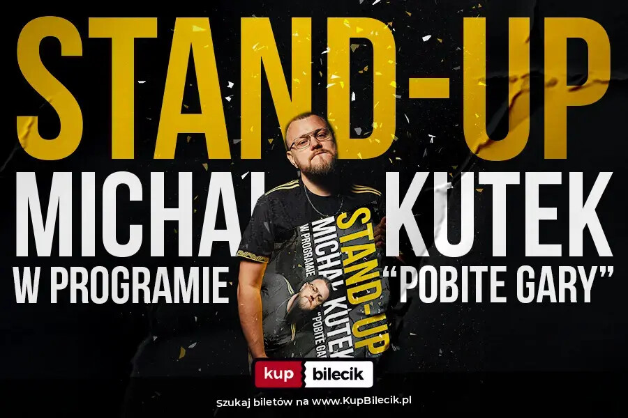 Program stand-upowy POBITE GARY, plakat wydarzenia