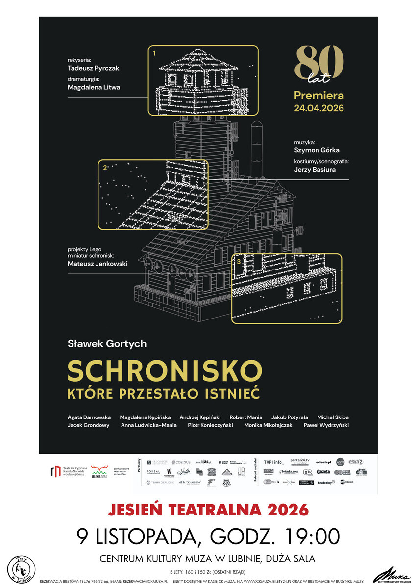 SCHRONISKO, KTÓRE PRZESTAŁO ISTNIEĆ – Teatr im. Cypriana Kamila Norwida w Jeleniej Górze, plakat wydarzenia