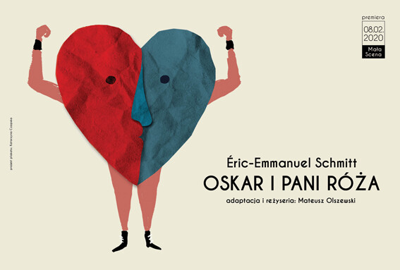 OSKAR I PANI RÓŻA, plakat wydarzenia