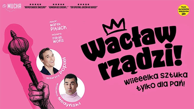 Wacław rządzi! Wielka sztuka tylko dla Pań, plakat wydarzenia