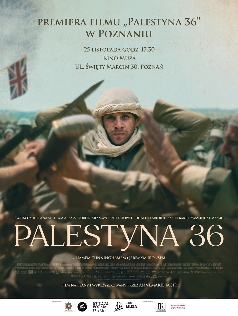 PALESTYNA 36Z DYSKUSJĄ, plakat wydarzenia