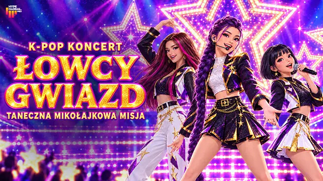 K-Pop Koncert: Taneczna Mikołajkowa Misja "Łowcy Gwiazd", plakat wydarzenia
