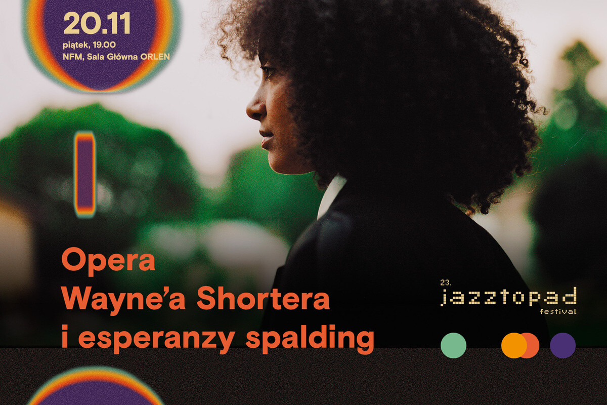 Opera Wayne’a Shortera i esperanzy spalding, plakat wydarzenia