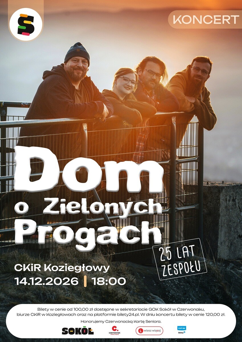 Dom o Zielonych Progach - koncert, plakat wydarzenia