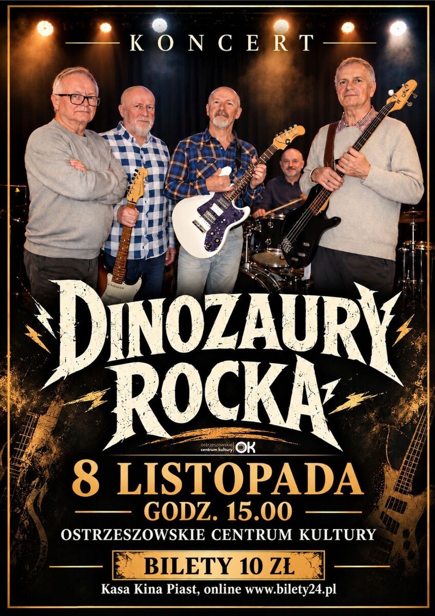 Dinozaury Rocka, plakat wydarzenia