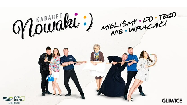Kabaret Nowaki, plakat wydarzenia
