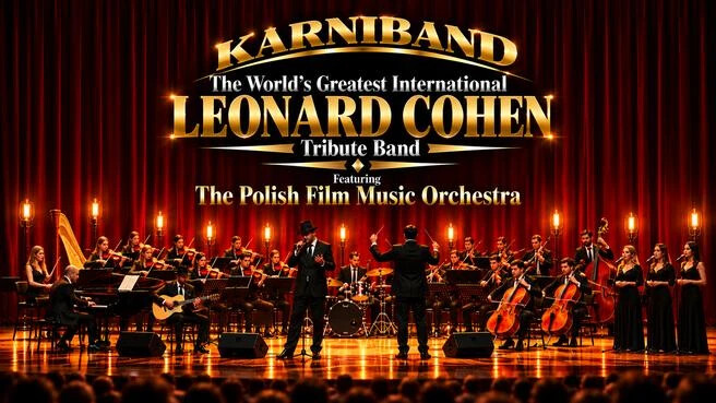 Karniband - Leonard Cohen Tribute, plakat wydarzenia