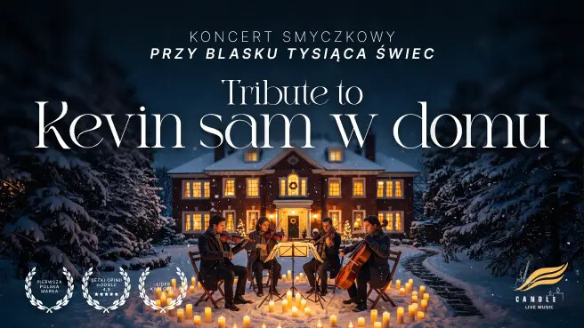 Koncert przy świecach: Tribute to Kevin sam w domu, plakat wydarzenia
