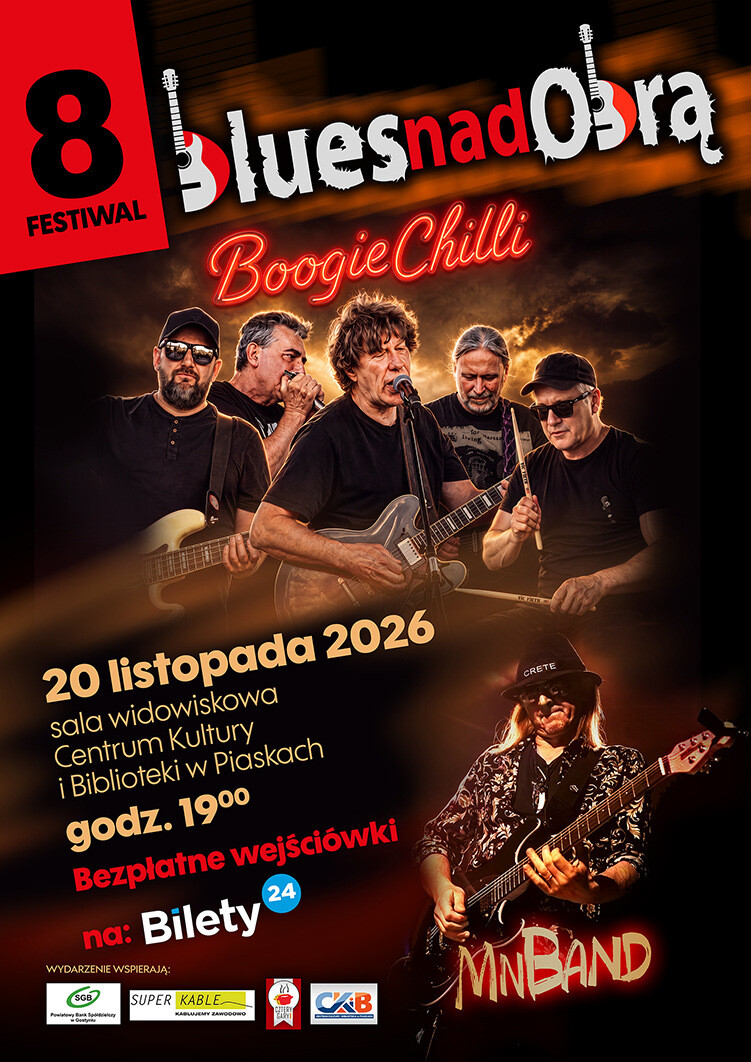 Blues nad Obrą, plakat wydarzenia