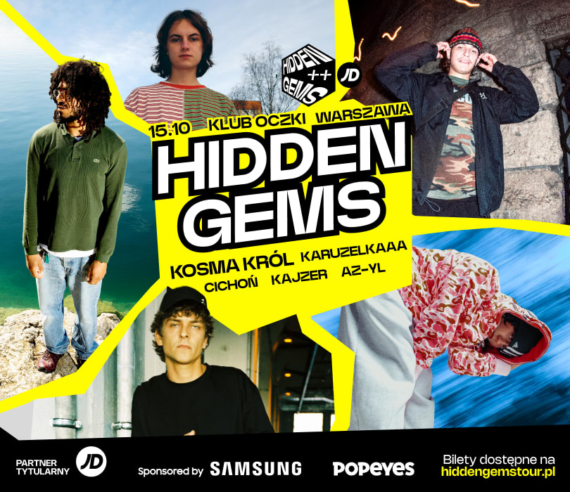 HIDDEN GEMS TOUR by ++ & JD Sports, plakat wydarzenia