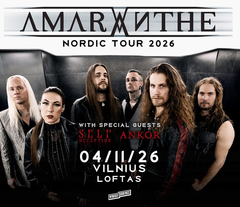 AMARANTHE + SELF DECEPTION, ANKOR, plakat wydarzenia