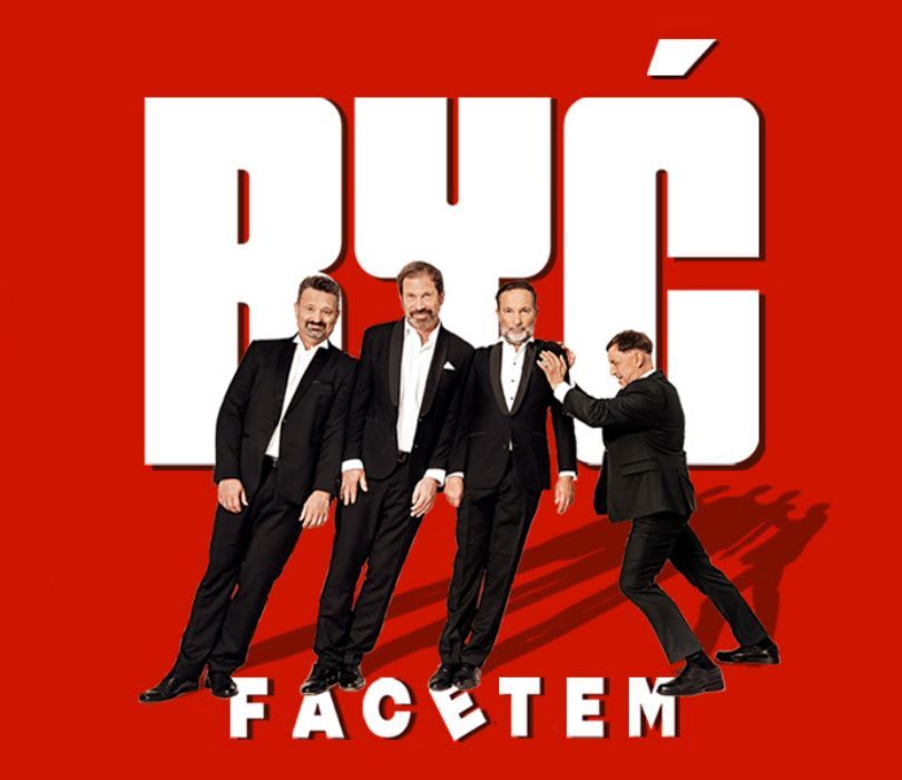 Kabaret hrAbi & Wojtek Kamiński - Być facetem, plakat wydarzenia