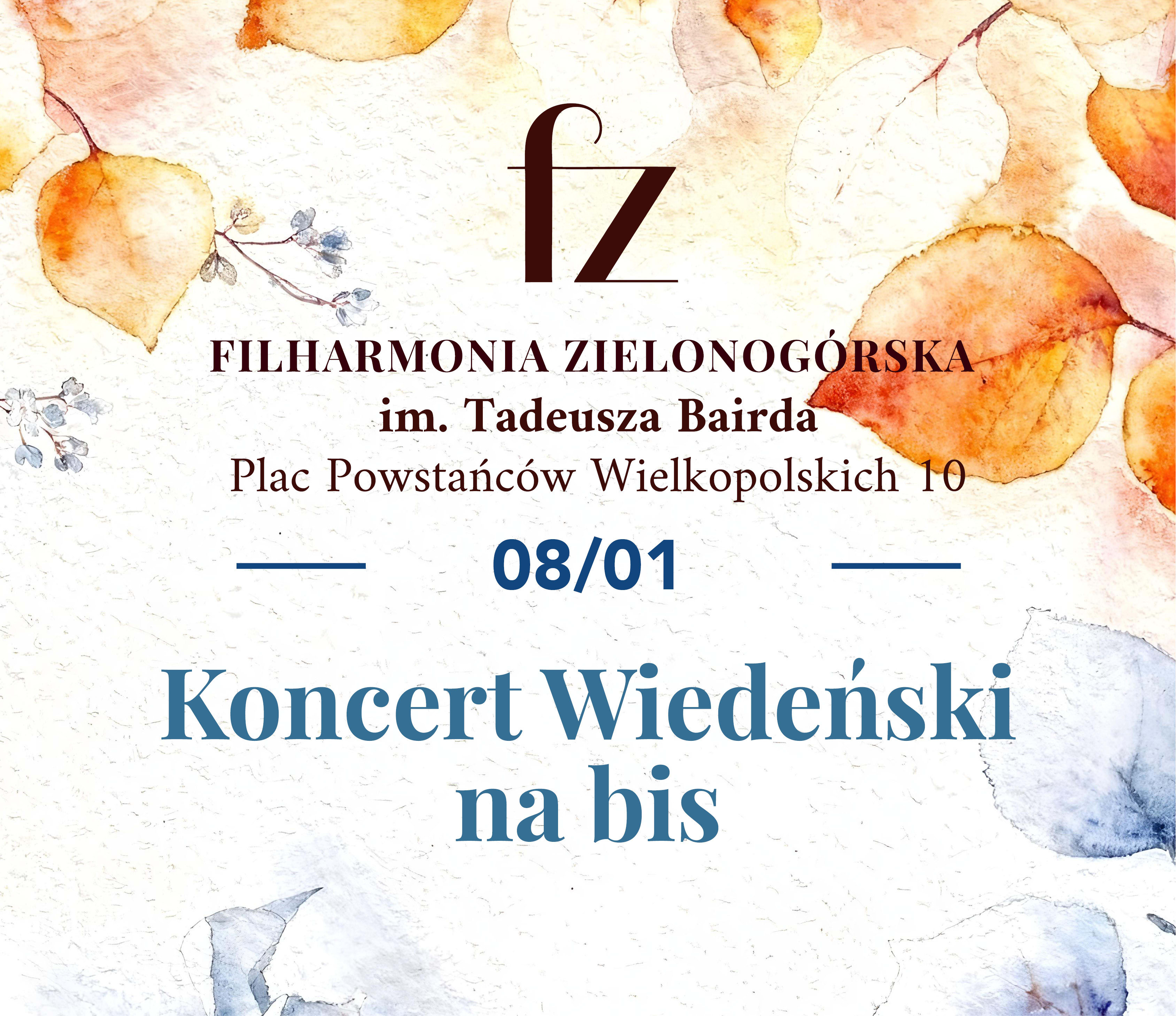 Koncert Wiedeński na bis, plakat wydarzenia