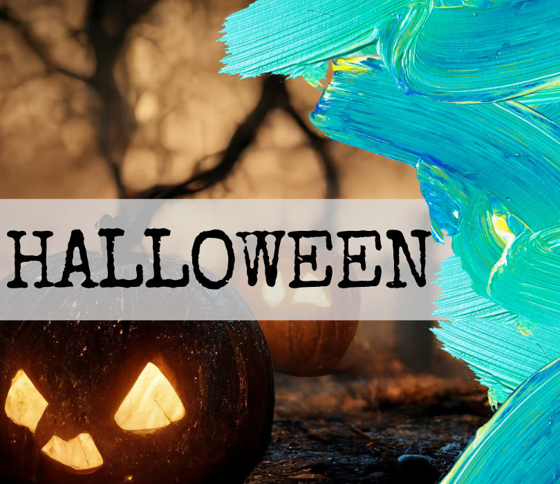 HALLOWEEN’OWE MALOWANIE PRZY WINIE W WARSZAWIE!, plakat wydarzenia