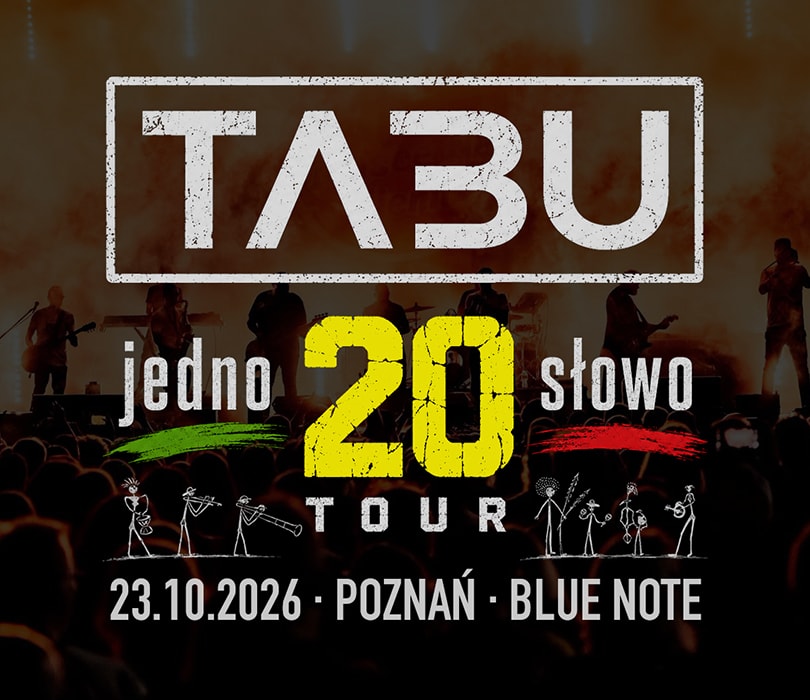 Koncert TABU - Poznań / Blue Note, plakat wydarzenia