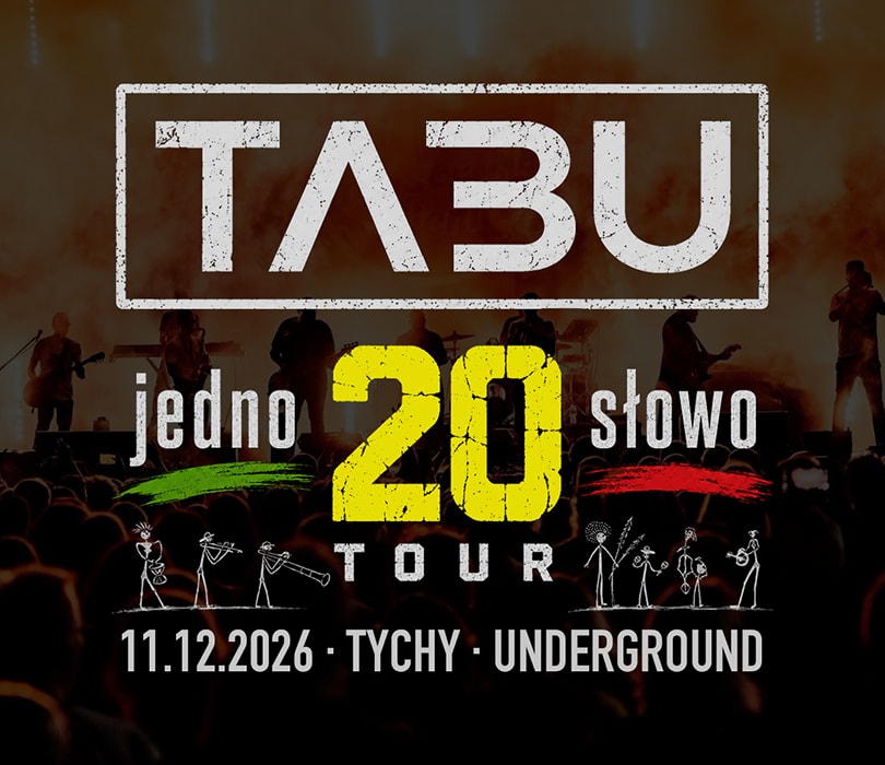 Koncert TABU - Tychy / Underground, plakat wydarzenia