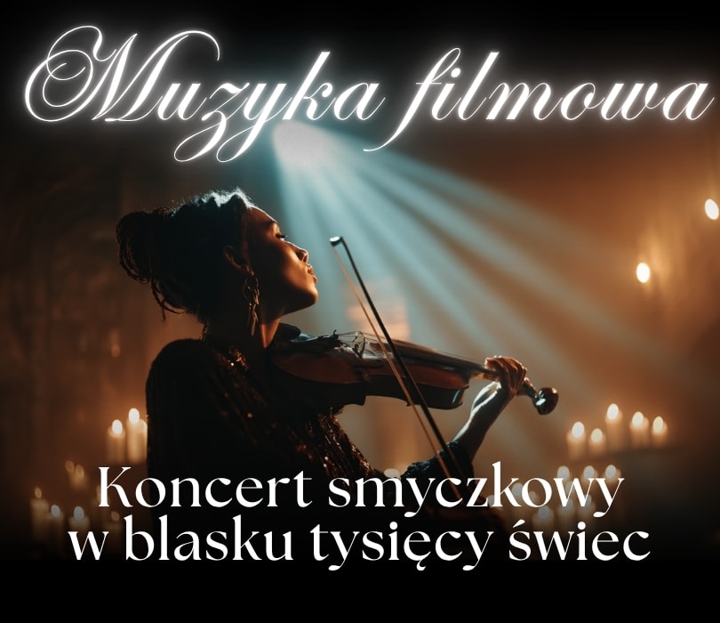 Koncerty przy świecach - Muzyka filmowa, plakat wydarzenia
