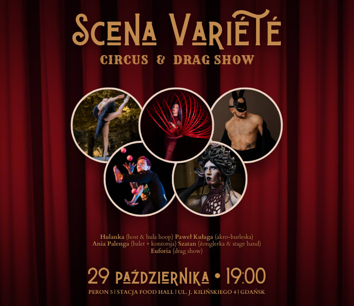 Scena Variété vol. 4: Circus & Drag Show w Peronie 5, plakat wydarzenia