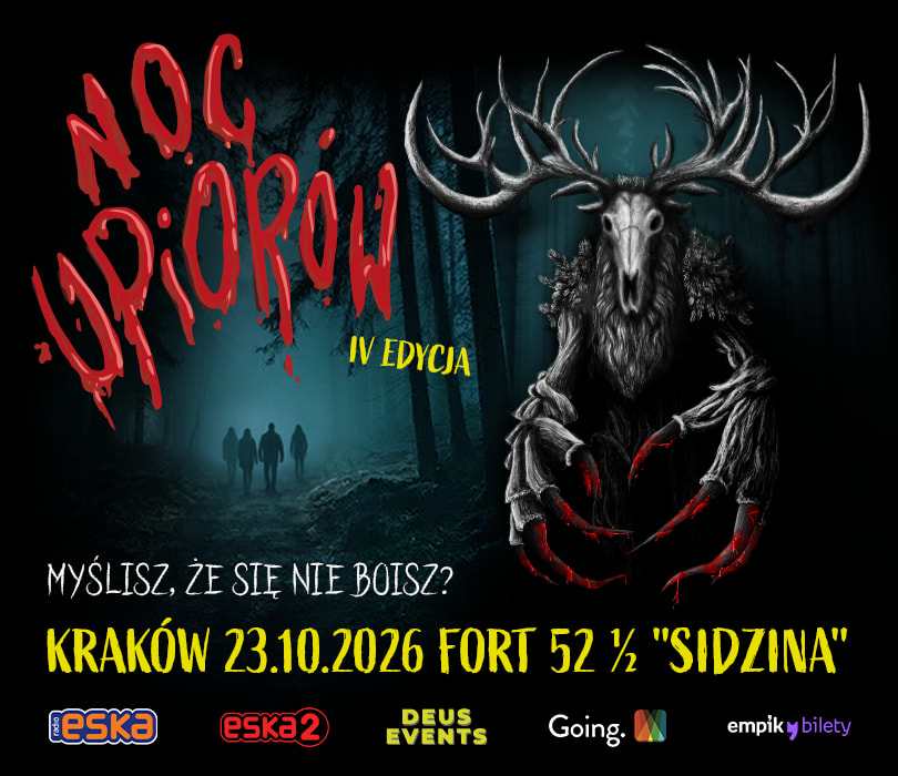 Noc Upiorów Kraków 2026, plakat wydarzenia
