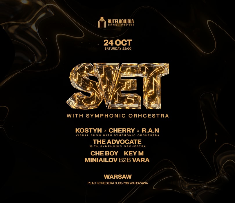 S.V.E.T with Symphonic Orchestra, plakat wydarzenia