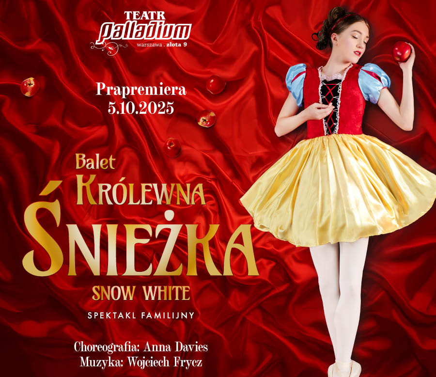 Balet Królewna śnieżka 10:00, plakat wydarzenia