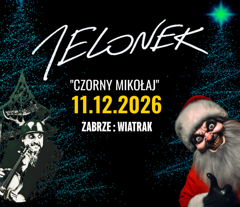JELONEK | CZORNY MIKOŁAJ 2026, plakat wydarzenia