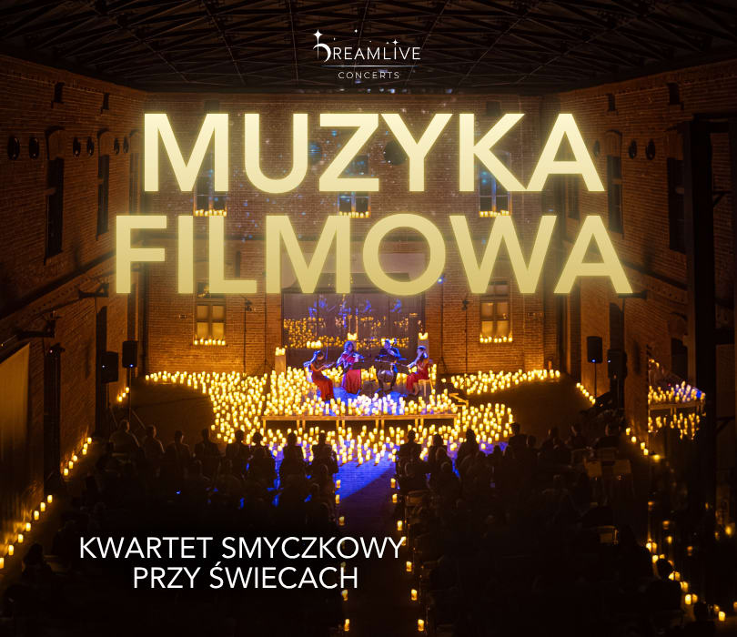 Muzyka Filmowa: Koncert przy świecach, plakat wydarzenia