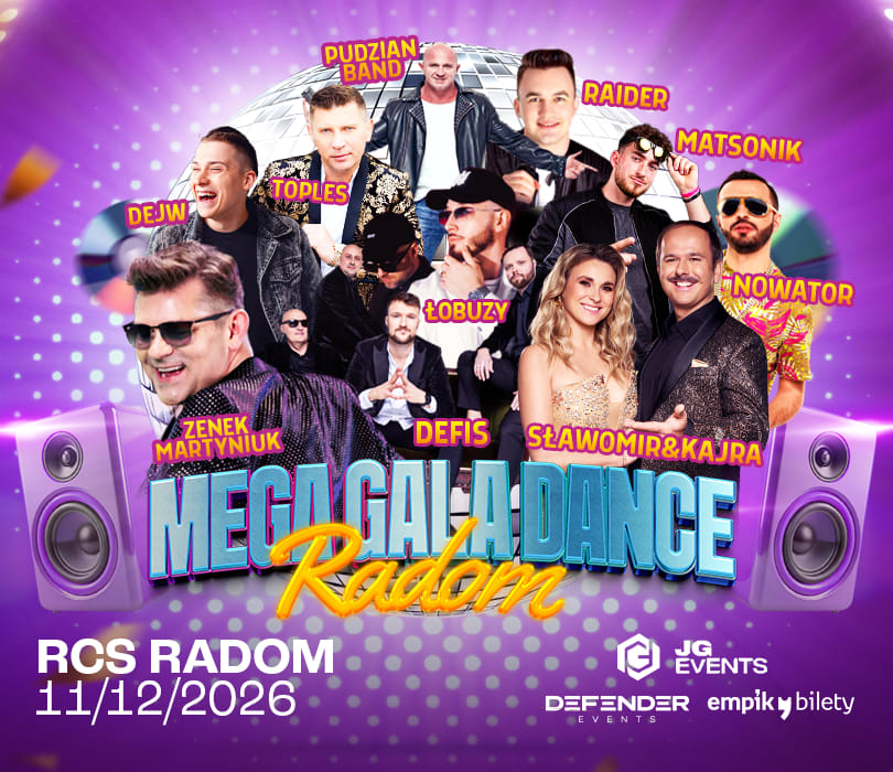 Mega Gala Dance Radom, plakat wydarzenia