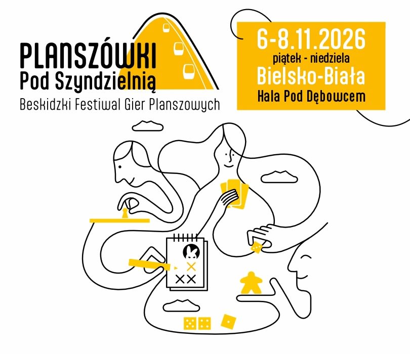 Planszówki Pod Szyndzielnią, plakat wydarzenia