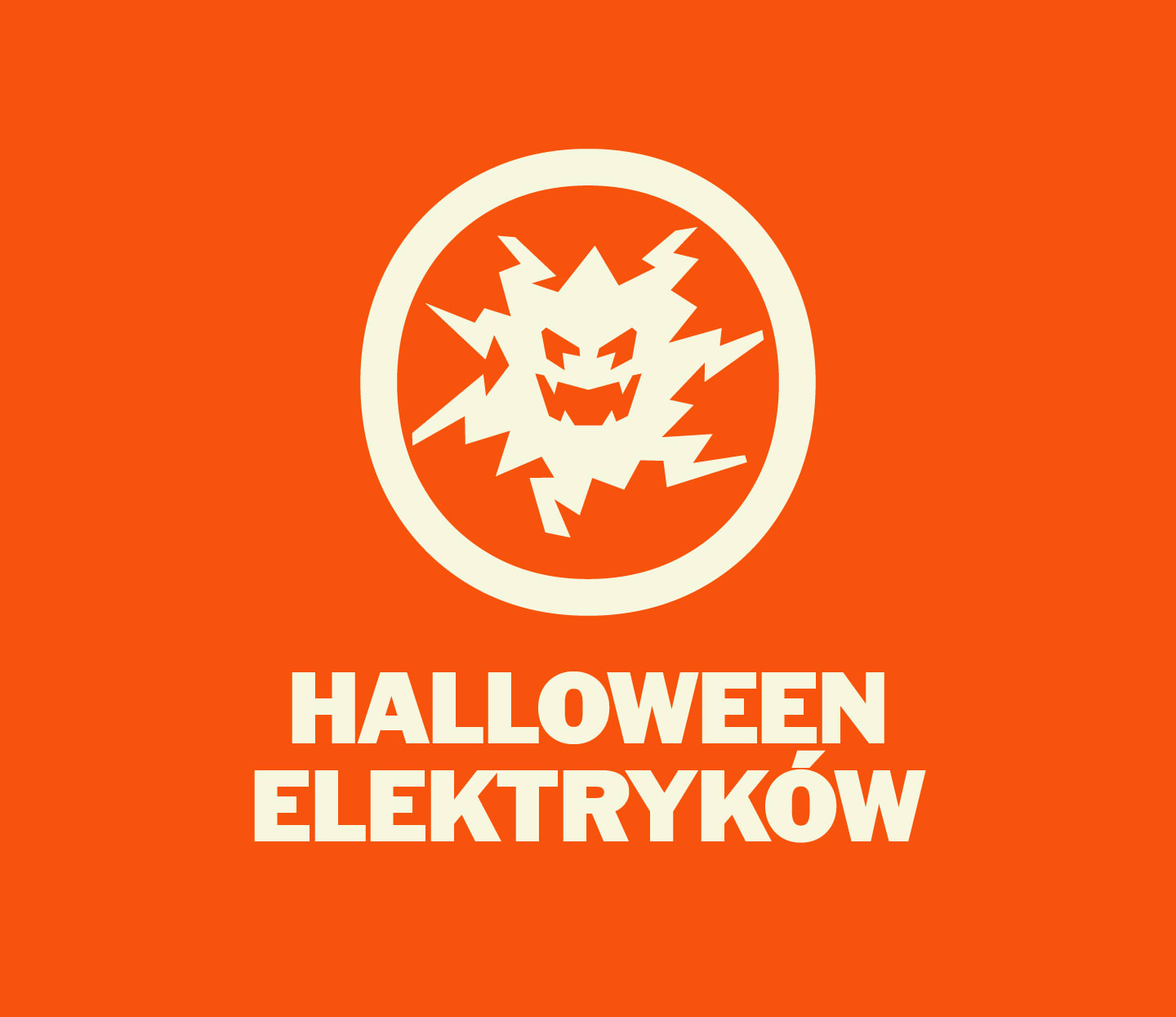 HALLOWEEN ELEKTRYKÓW: XPERIMENT, plakat wydarzenia
