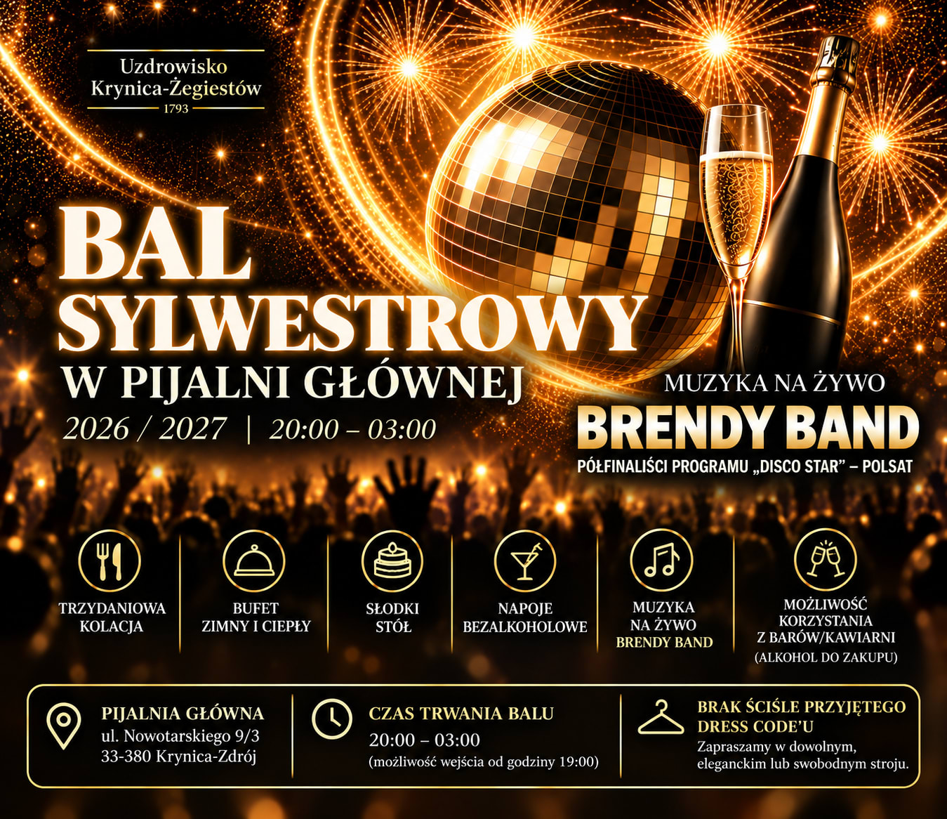 Bal Sylwestrowy, plakat wydarzenia