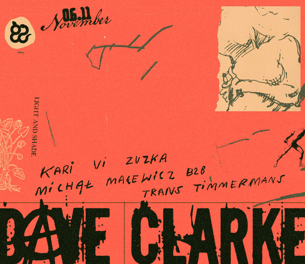 Ciało: Dave Clarke, plakat wydarzenia