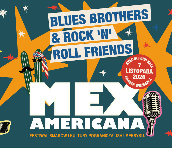 Blues Brothers & Rock 'n' Roll Friends | MexAmericana | Stacja Food Hall, plakat wydarzenia