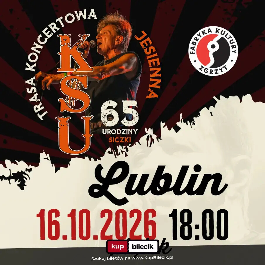 Trasa "65 lat pod prąd", plakat wydarzenia