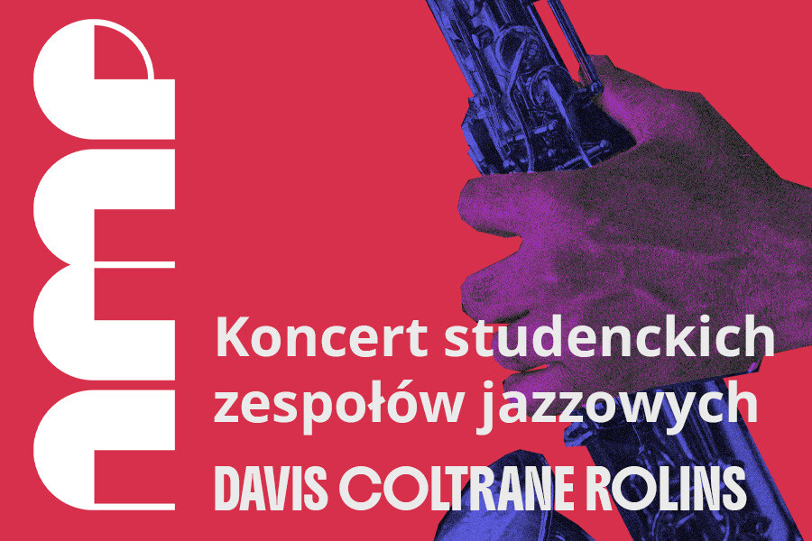 Davis-Coltrane-Rollins. Koncert jazzowy, plakat wydarzenia
