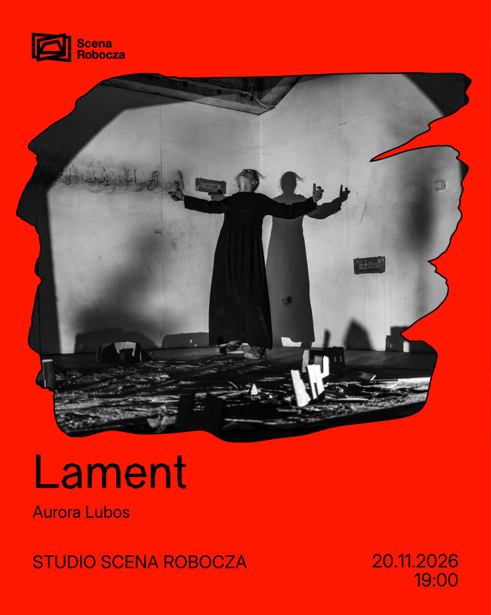 Perform[ing] Poland: Lament // Aurora Lubos, plakat wydarzenia