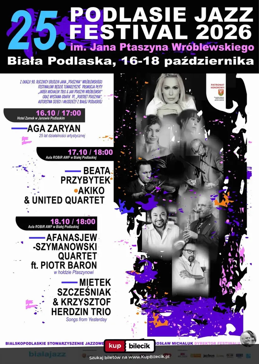 25. Podlasie Jazz Festiwal, plakat wydarzenia
