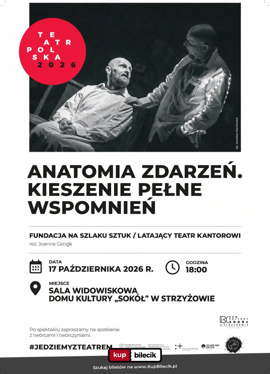 Anatomia zdarzeń. Kieszenie pełne wspomnień - Teatr, plakat wydarzenia