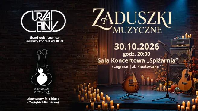 Zaduszki Muzyczne – Urząd Celny / Z Dzielni Chłopcy, plakat wydarzenia