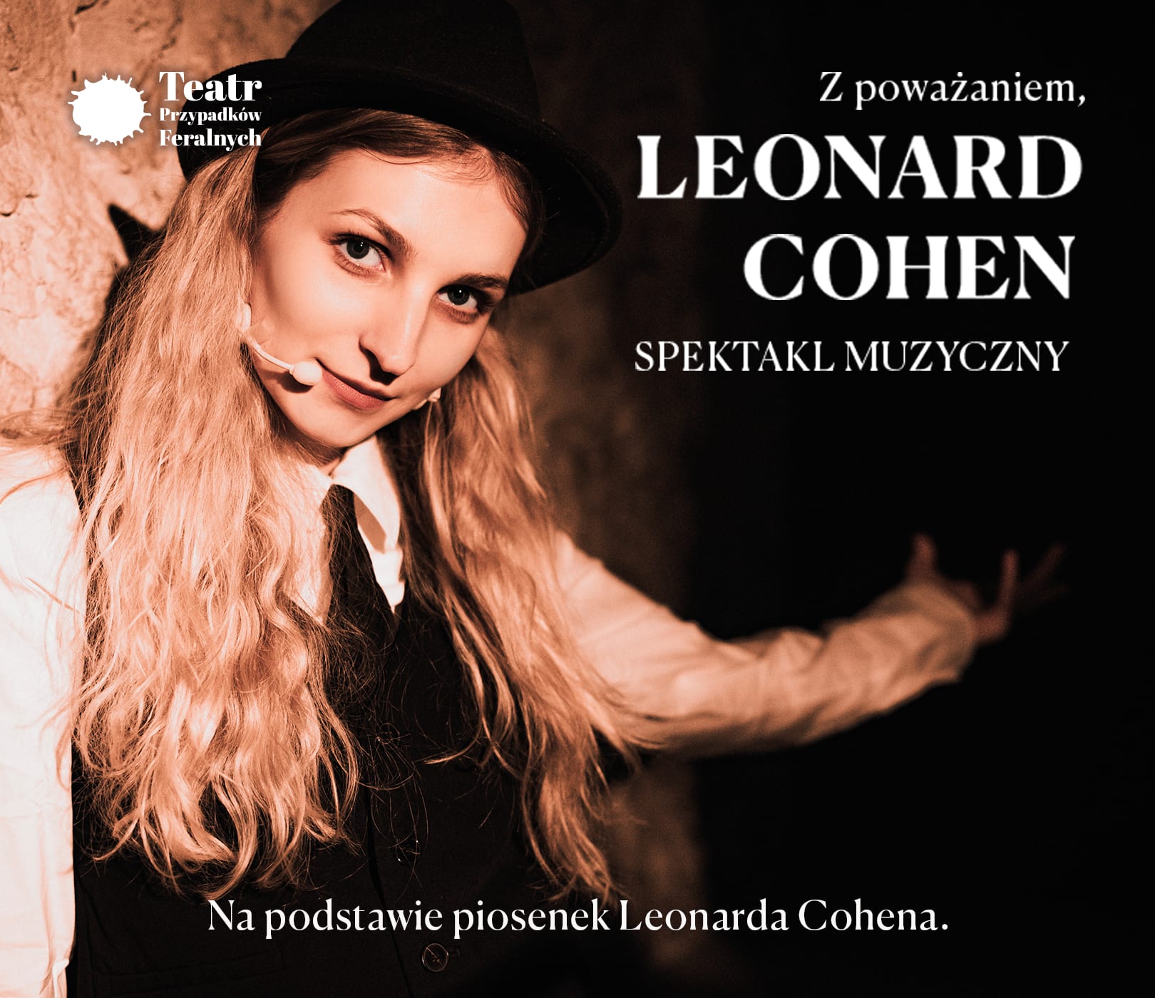 Z poważaniem, Leonard Cohen, plakat wydarzenia