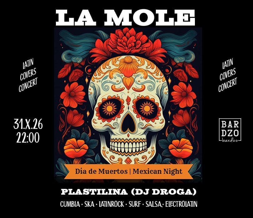 Día de Muertos - Mexican Hallowen Live & DJ, plakat wydarzenia