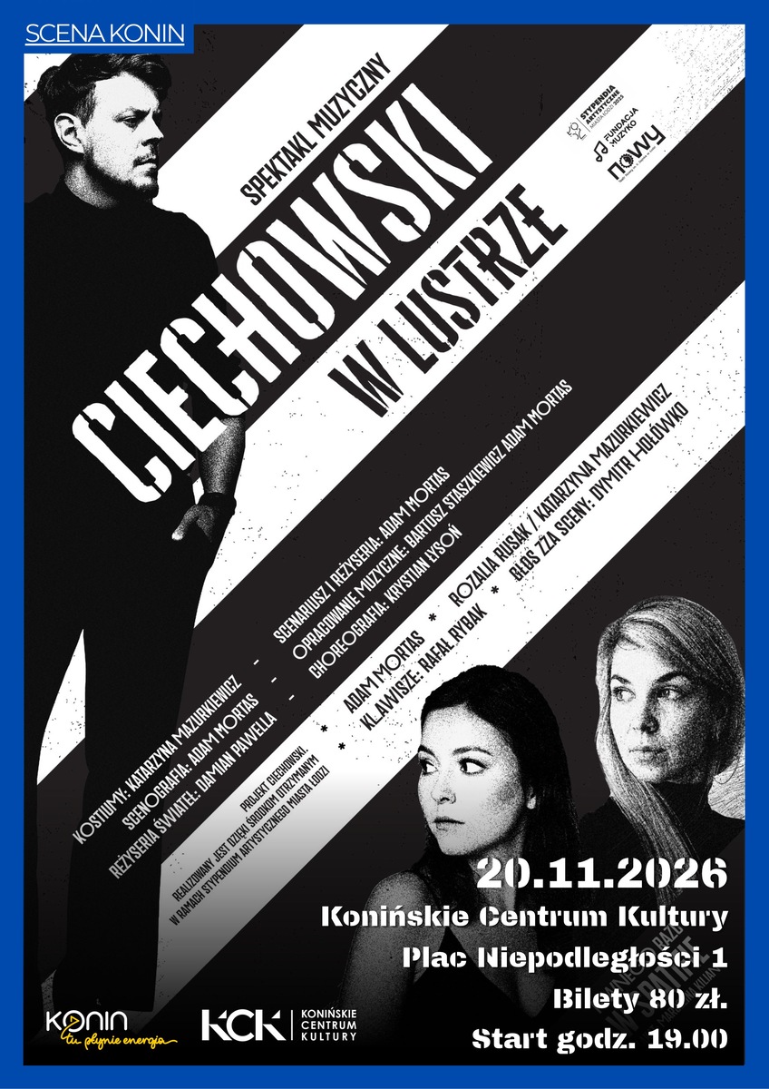 CIECHOWSKI. W LUSTRZE, plakat wydarzenia