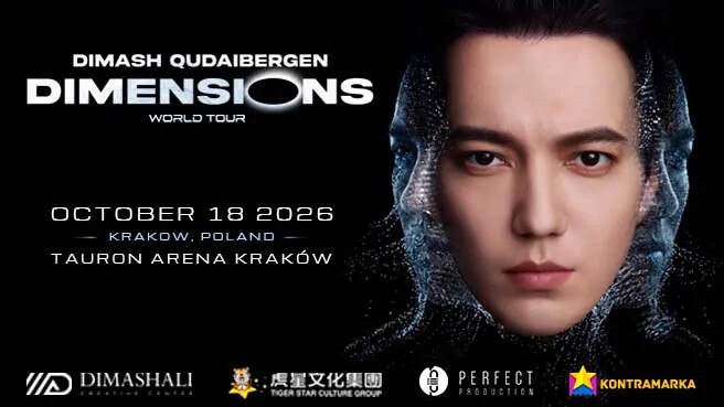 Dimash Qudaibergen. Dimensions World Tour, plakat wydarzenia