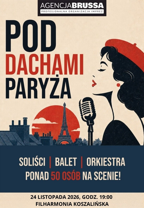 Pod dachami Paryża, plakat wydarzenia