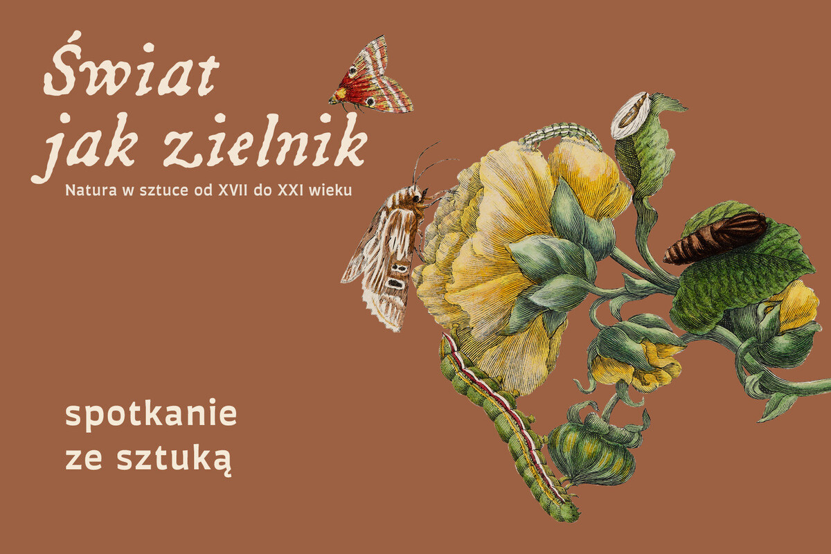 Spotkanie ze sztuką: Martwa natura. „Kwiaty w wazonie” Henryki Beyer, plakat wydarzenia