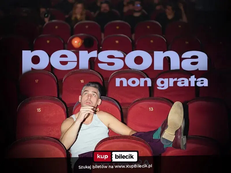 Nowy program - persona non grata, plakat wydarzenia