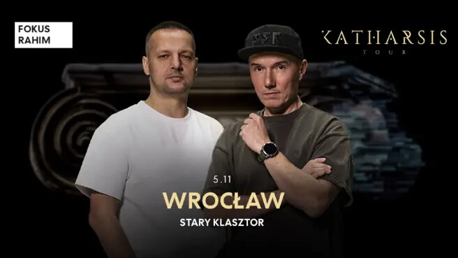 Fokus & Rahim „Katharsis", plakat wydarzenia