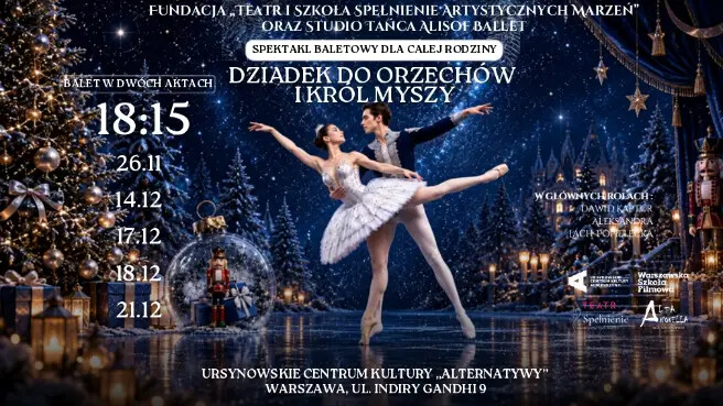 Dziadek do orzechów i Król Myszy, plakat wydarzenia