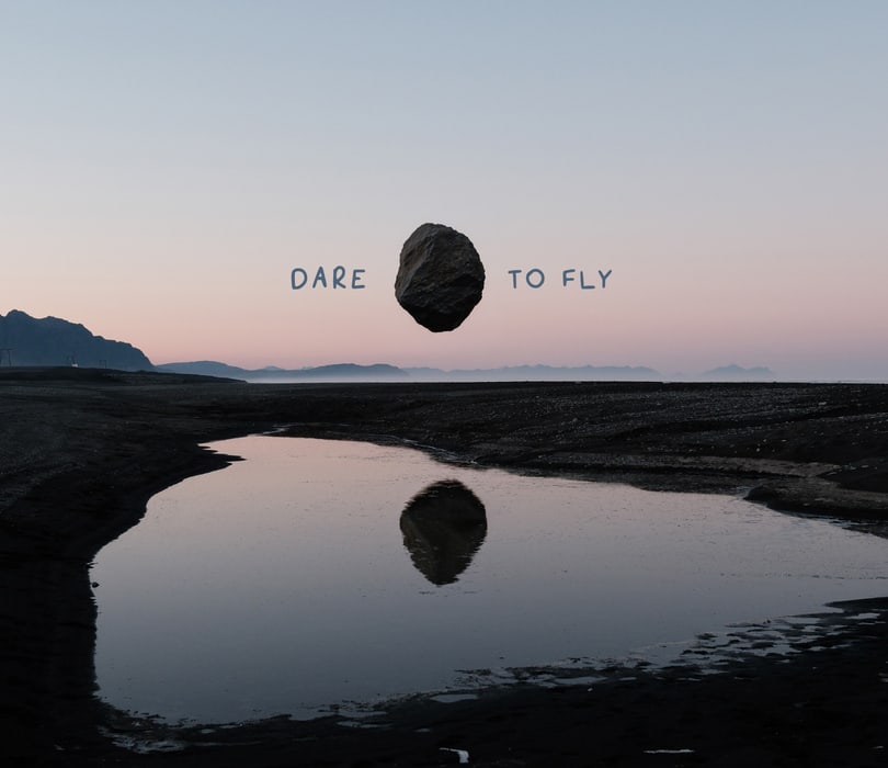 Szymon Siwierski - Dare to Fly // MDK Dragon, Poznań, plakat wydarzenia