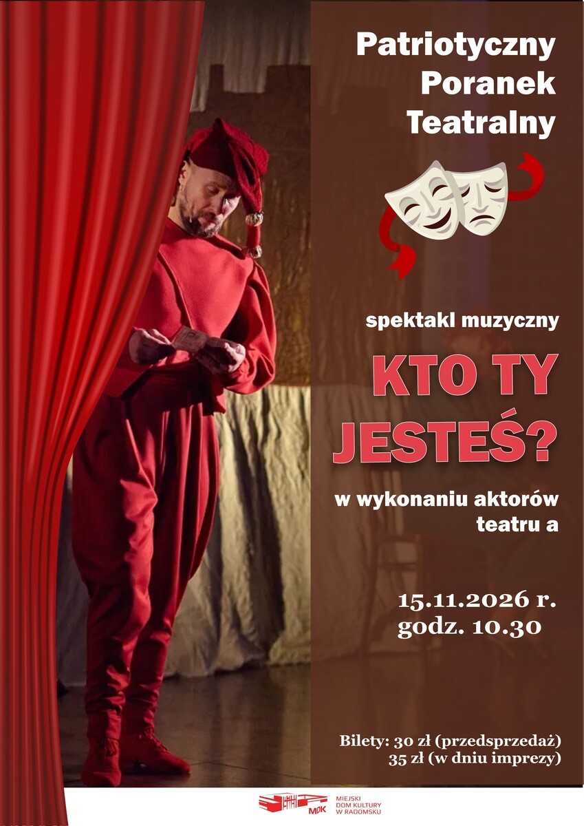 KTO TY JESTEŚ ? ..., plakat wydarzenia